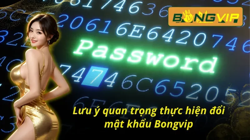 Cách đổi mật khẩu Bongvip có gì cần lưu ý?