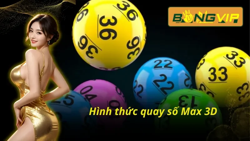 Hình thức quay số Max 3D trong xổ số Vietlott 